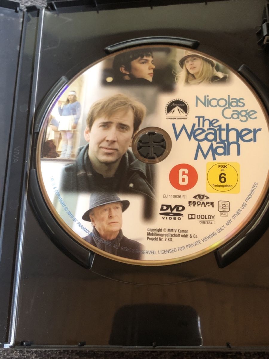 Tutti i DVDs: DVD, THE WEATHER MAN – Usato da Balsthal venduto da Katzenfan99 2