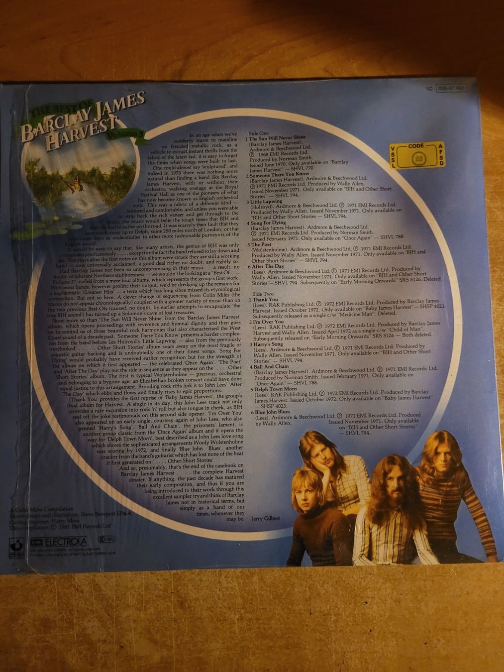 Dischi in vinile: LP: Barclay James Harvest Volume 3 – Usato da Ennetmoos venduto da Billi20 1