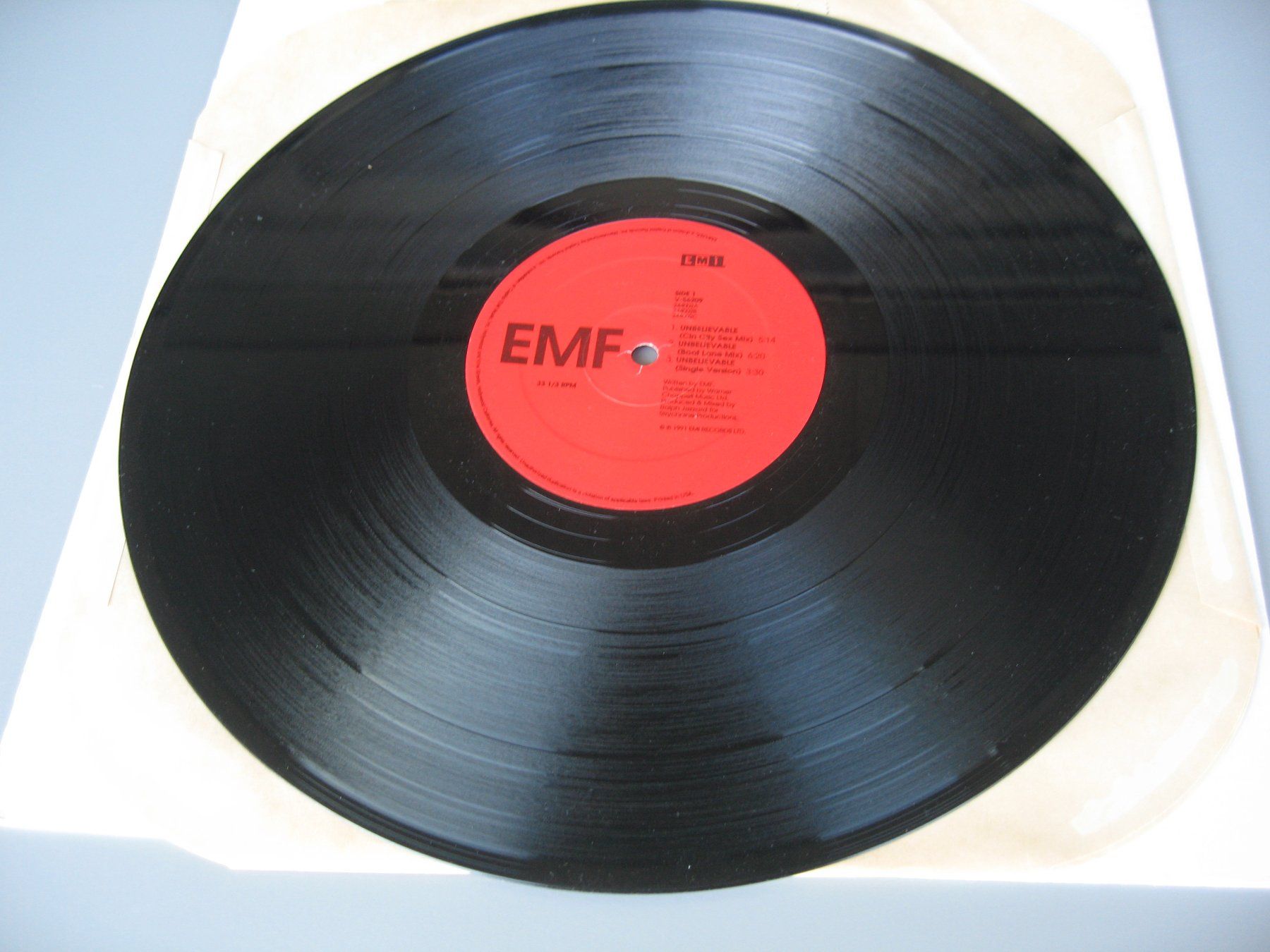 Schallplatten: EMF - 1991 - Unbelievable (Remix) – Gebraucht aus Zürich von Hikikomori 2