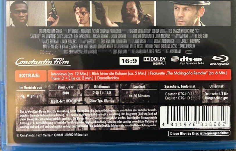 Tutti i DVDs: 13 - Actionthriller mit Jason Statham! – Usato da Beringen venduto da Mantafisch1 2