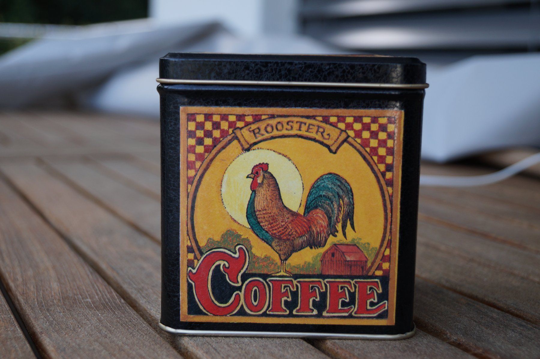 Altro in Decorazioni & Accessori: Blechdose Vorratsdose vintage mit Hahn, Rooster Coffee – Nuovo (secondo la descrizione) da Meggen venduto da Isabelmeg 4