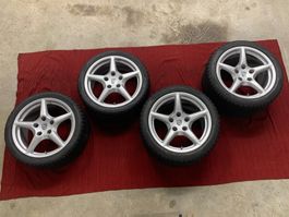 4 Porsche 911 997 Winterräder 18 Zoll mit Pirelli Sottozero