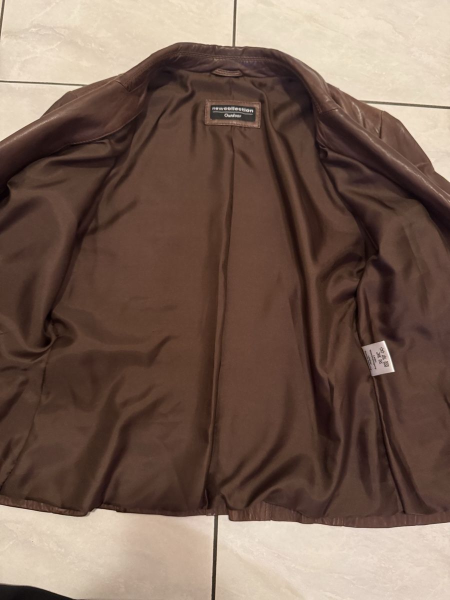 Giacche: Braune Lederjacke – Nuovo (secondo la descrizione) da Hergiswil NW venduto da kaufe_bei_kaufmann 5