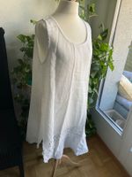 Super agréable tunique blanche lin/coton oversize, onesize