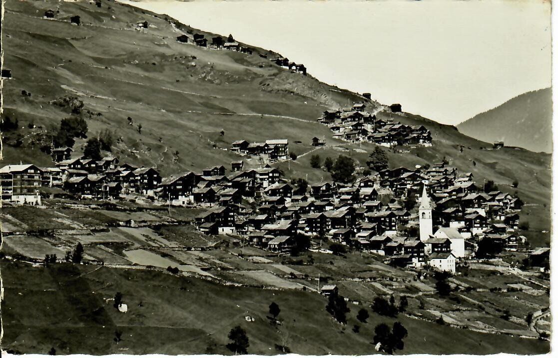 Ansichtskarten: Törbel - Wallis  1941 – Gebraucht aus Hochdorf von Ziegel-16