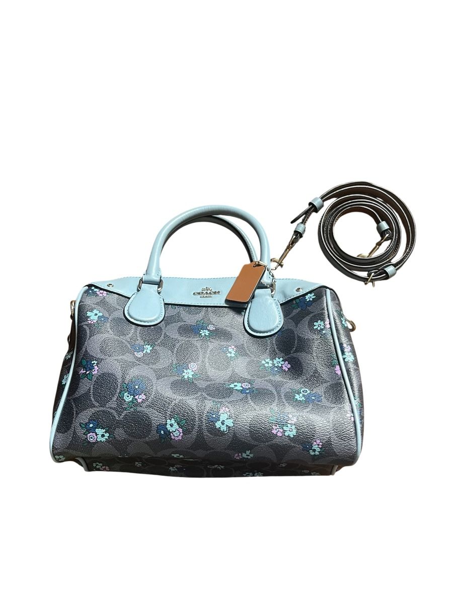 Coach Borse da donna: Sac à main Coach monogr. fleurs bleu clair cuir – Nuovo (secondo la descrizione) da Baulmes venduto da resel_.tm 2