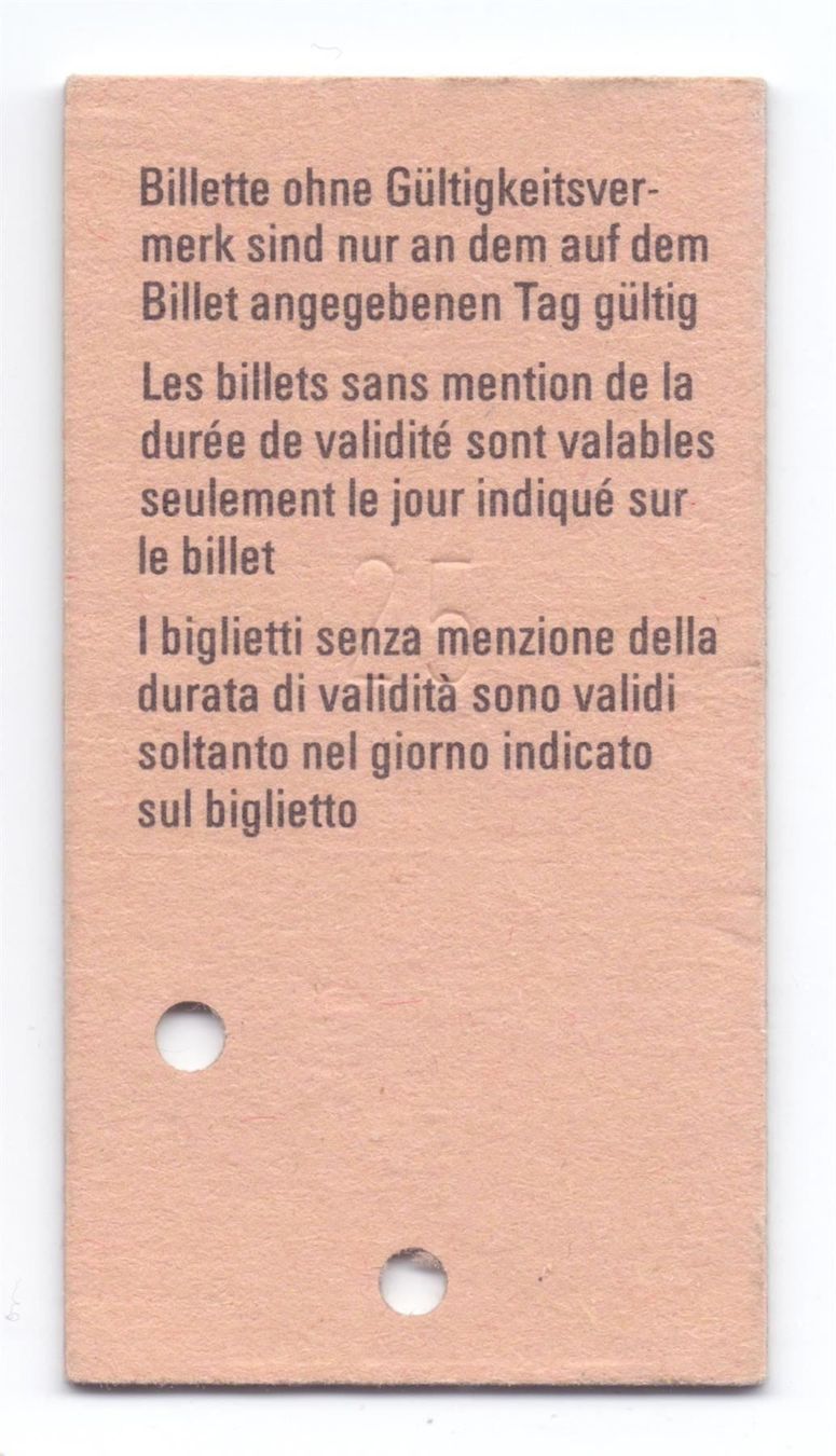 Biglietti: Schiff-Billette Genève - Lausanne – Usato da Langenthal venduto da Sammlungs_aus 1