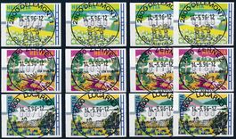 ATM 11-14 Jahreszeiten 4 Sätze Vollstempel Ersttag