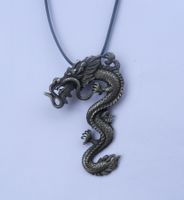 Drachen Anhänger Halskette, Modeschmuck,