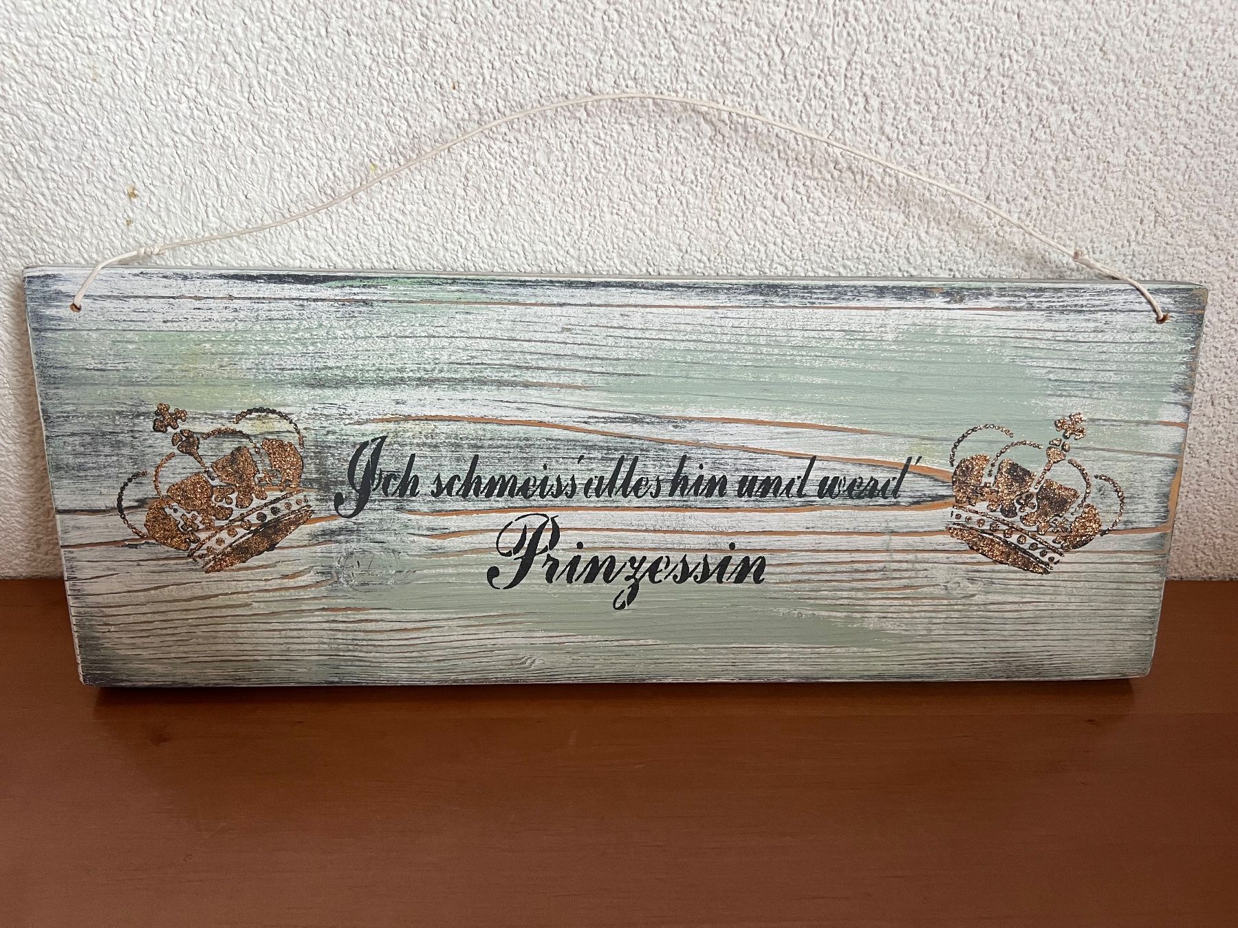 Insegne: Holzschild / Prinzessin – Nuovo (secondo la descrizione) da aarwangen venduto da Butzi99 1
