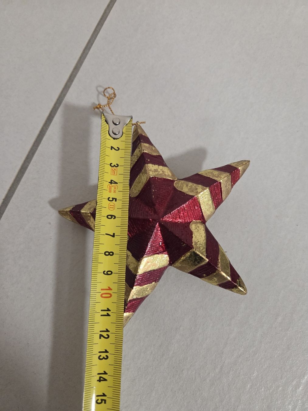 Tutte le decorazioni: Weihnachtsstern, Weihnachtskugel, rot-goldig – Usato da Bülach venduto da Recherchieren 2