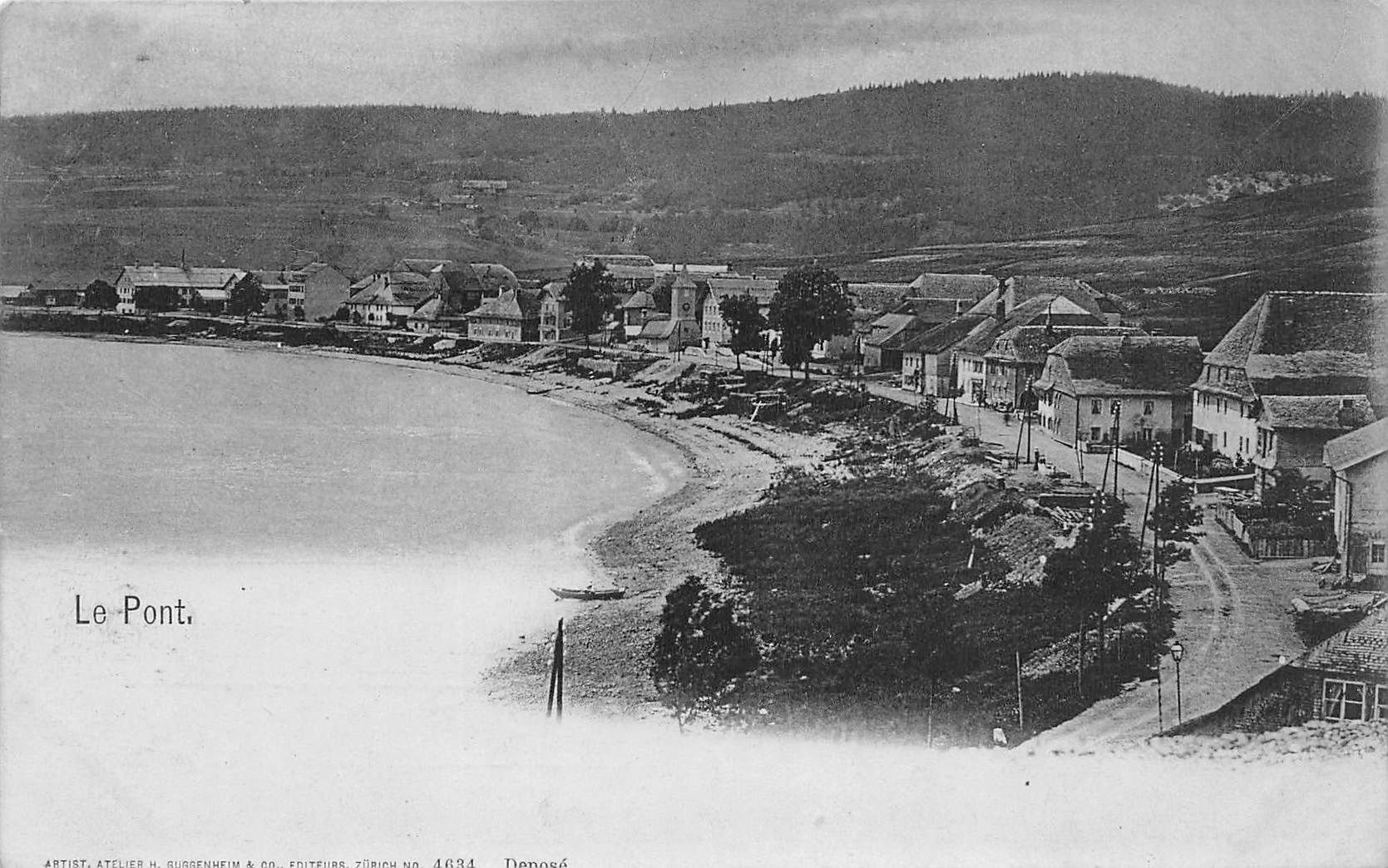 Cartoline postali: Le Pont L'Abbaye ( Ormont Dessous ) – Usato da Biasca venduto da Blenio71