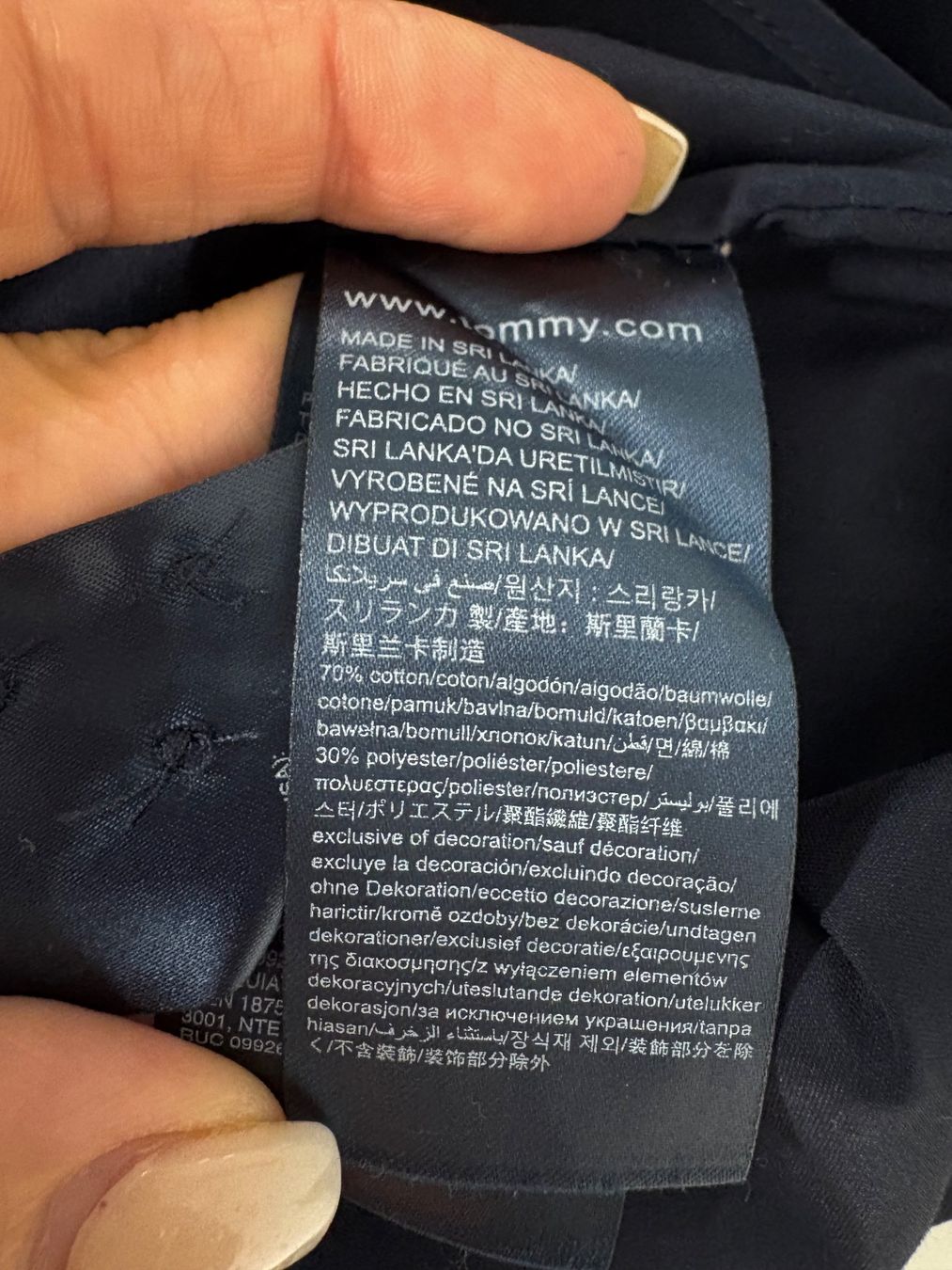 Tommy Hilfiger Blusen: Tommy Hilfiger Bluse Dunkelblau Gr. 36 – Neu (gemäss Beschreibung) aus Regensdorf von secondchancefashion 5