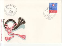 Sonderstempel S. 632 Basel MUBA 1967