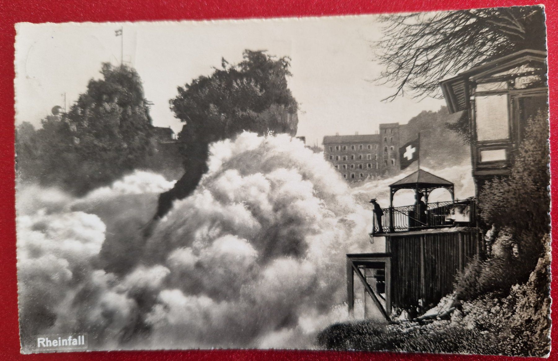 Cartoline postali: Rheinfall Schaffhausen alt/ungelaufen – Usato da Melchnau venduto da Fishel