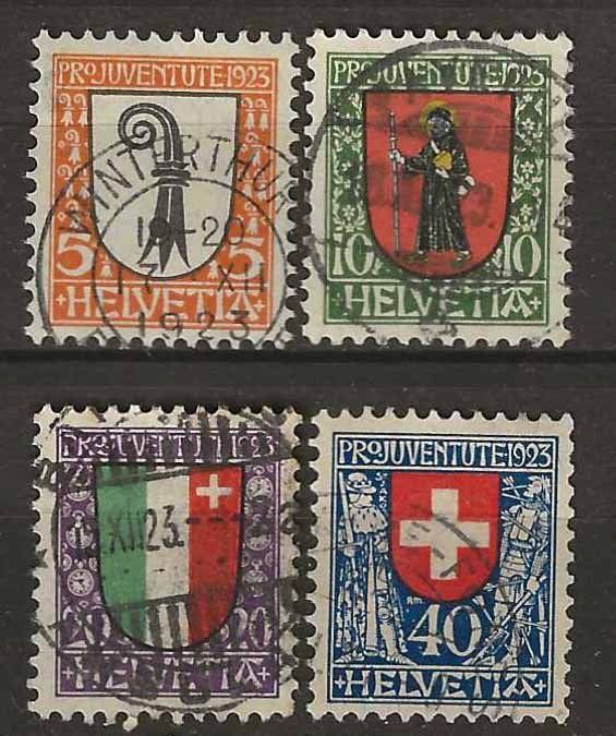 Tutti i francobolli: PJ023 - Pro Juventute 1923 obl. – Usato da Trélex venduto da Phil_Albert