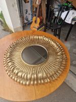 Goldener Wandspiegel im Sonnen-Design, Vintage Look ☀️