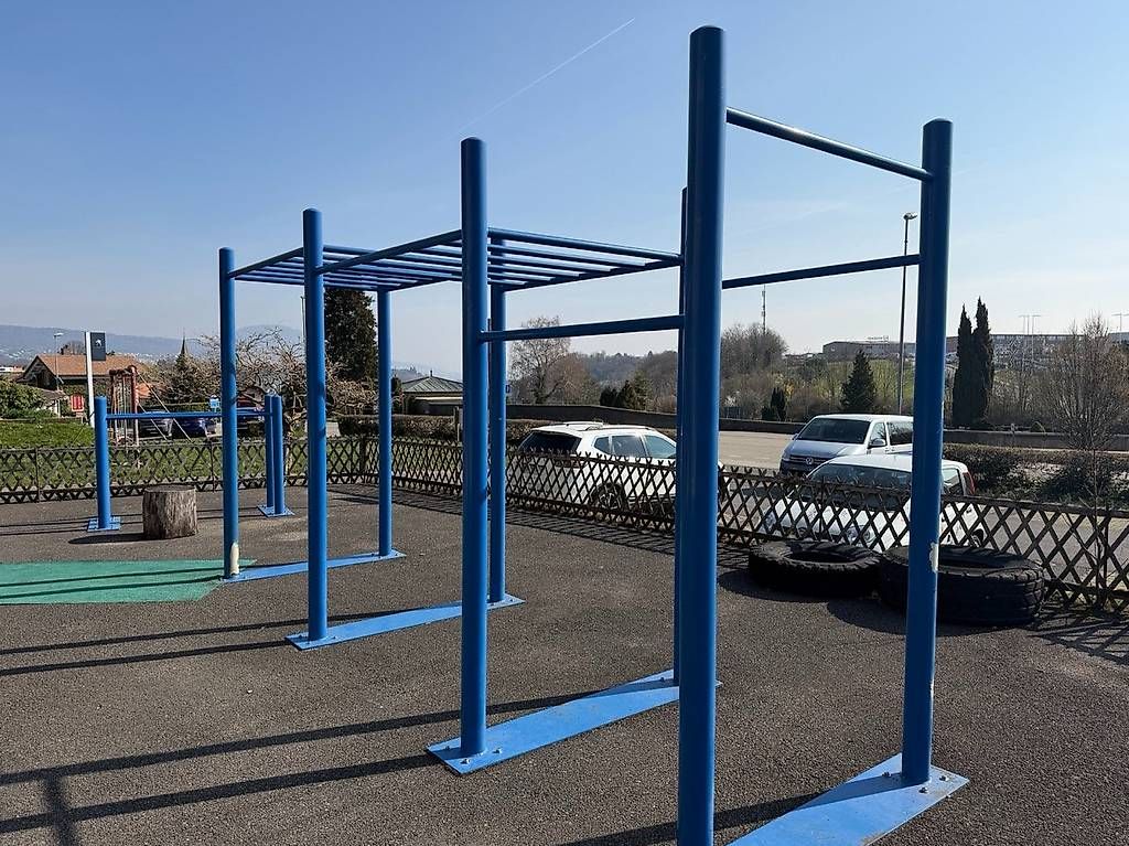 Pareti & prese d'arrampicata: Parc complet de Street Workout (5 modules) – Usato da Boudry venduto da mnonorgue
