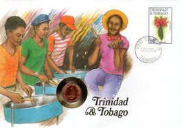 MÜNZBRIEF TRINIDAD + TOBAGO - ERHALT SIEHE SCAN