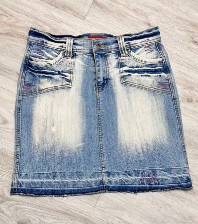 Gr 36 / S Stretch Jeans Jupe NEUWERTIG