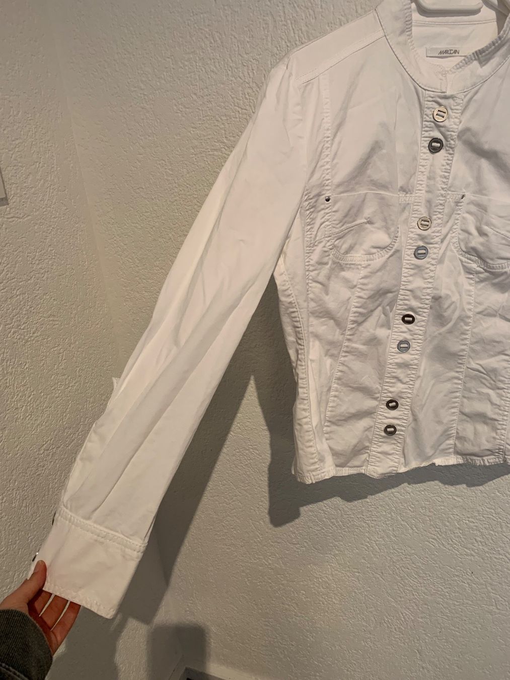 Marc Cain Giacche: Marc Cain Jacke weiss Gr. M – Usato da Fislisbach venduto da KolibriSecondhand 4