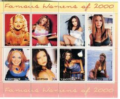 Block "Catherine Zeta-Jones, Carmen Electra, Heidi Klum".