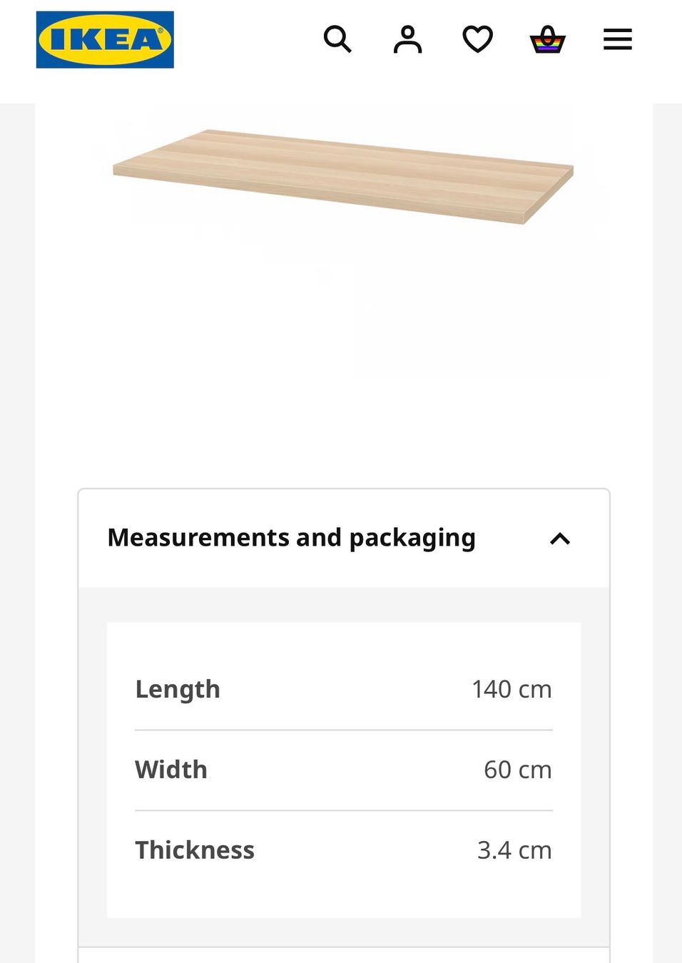Ikea Scrivanie: IKEA LAGKAPTEN Tischplatte mit MITTBACK Gestell, Birke – Usato da Othmarsingen venduto da shi_z6zz 2