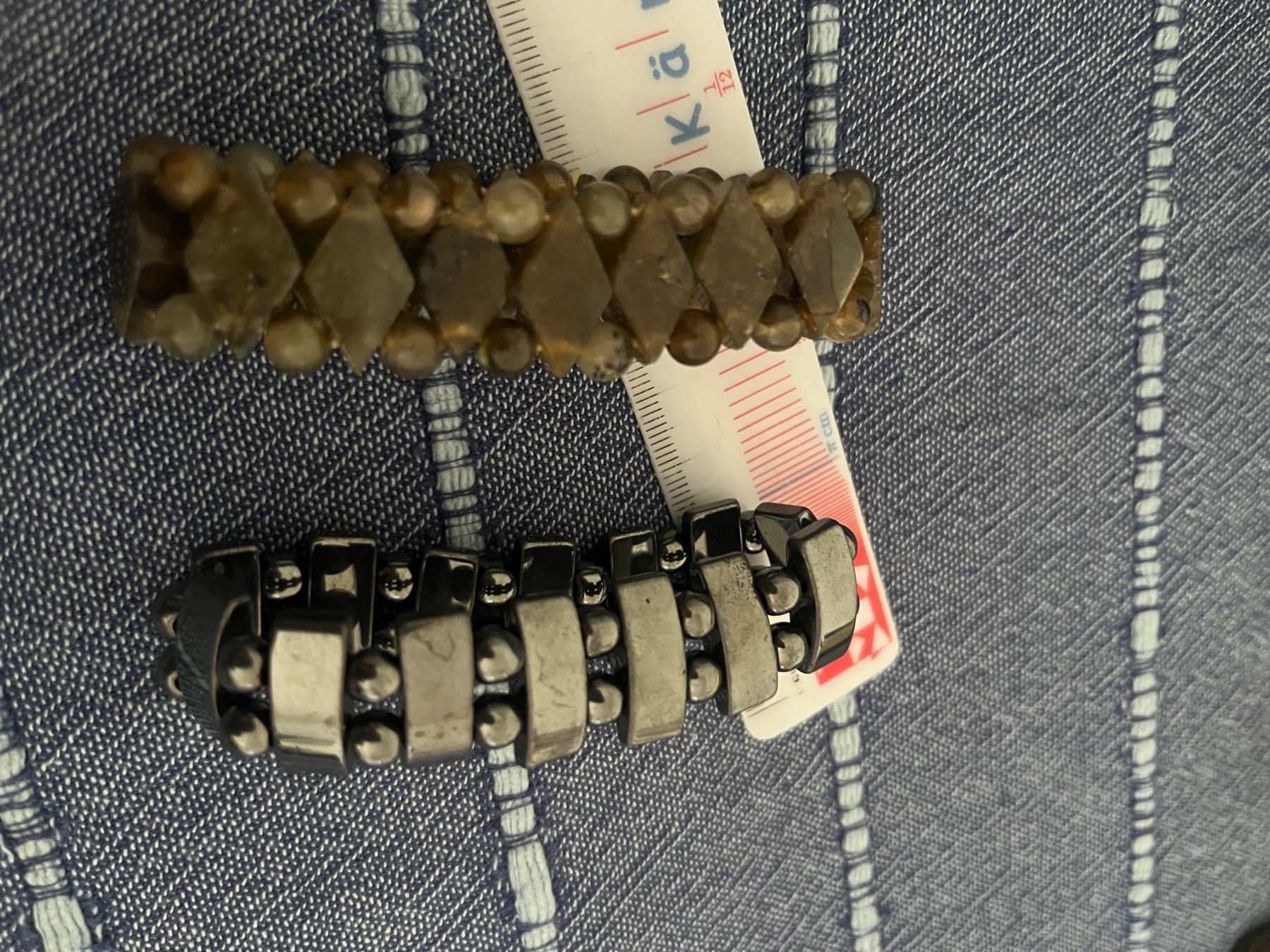 Bracciali & Braccialetti: Labradorit und Hämatit Edelsteinarmbänder – Usato da Bülach venduto da Ternove1 1