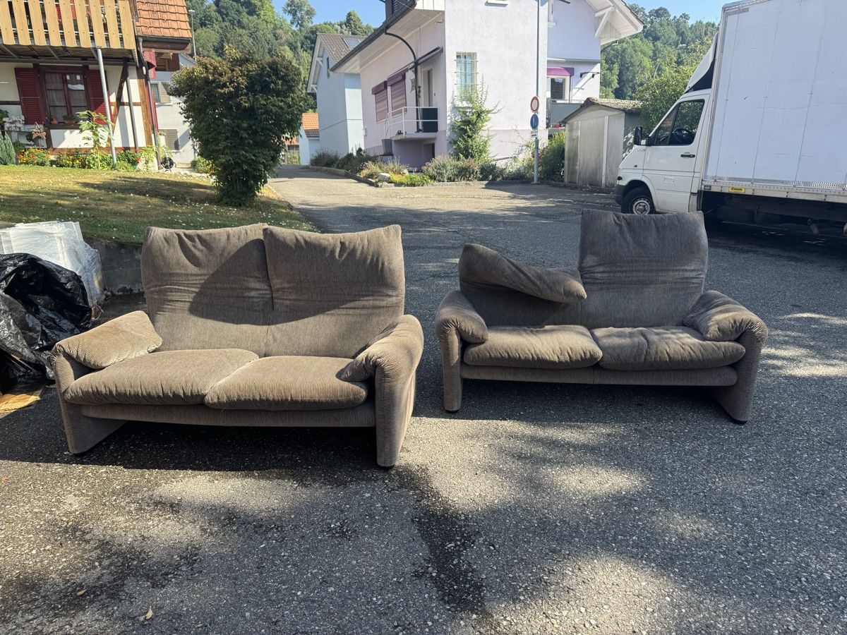 Sofas: 2 Maralunga Sofas ab 1.-  – Gebraucht aus Grenchen von Design-Outlet 1