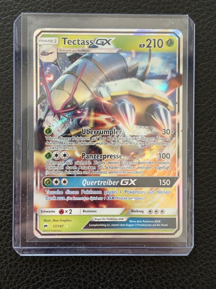 Pokémon Carte collezionabili: Tectass GX 17/147 – Usato da Hettlingen venduto da SanCor7206