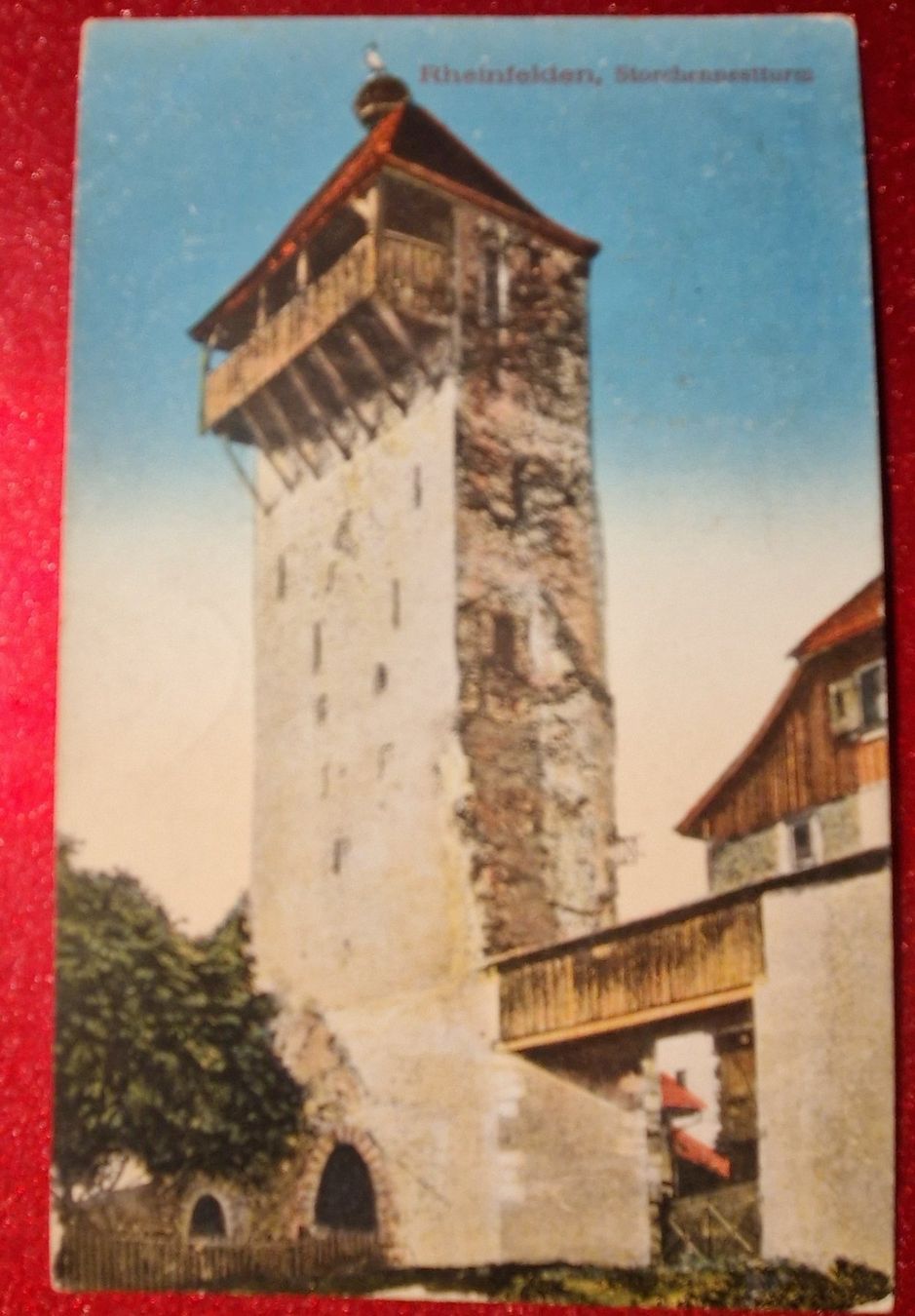 Cartoline postali: Rheinfelden Storchennestturm rar – Usato da Melchnau venduto da Arthurius
