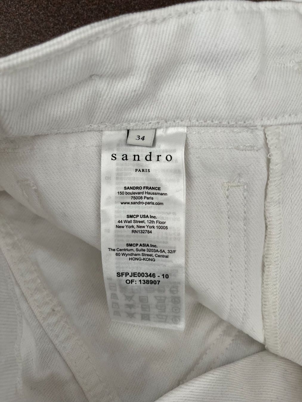 Sandro Jeans: Sandro Paris Jeans Weiss Gr.34 – Gebraucht aus Hinterkappelen von ladina11 2