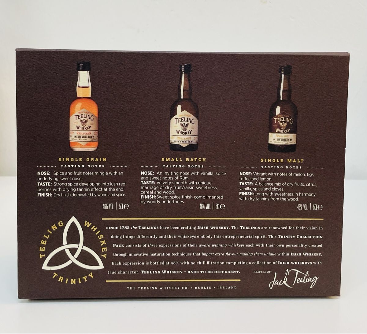 Bevande alcoliche: Teeling Whiskey Trinity Pack 3x5cl Miniaturen Set Neu – Nuovo e nell'imballaggio originale da Wädenswil venduto da iwahnsinn 1