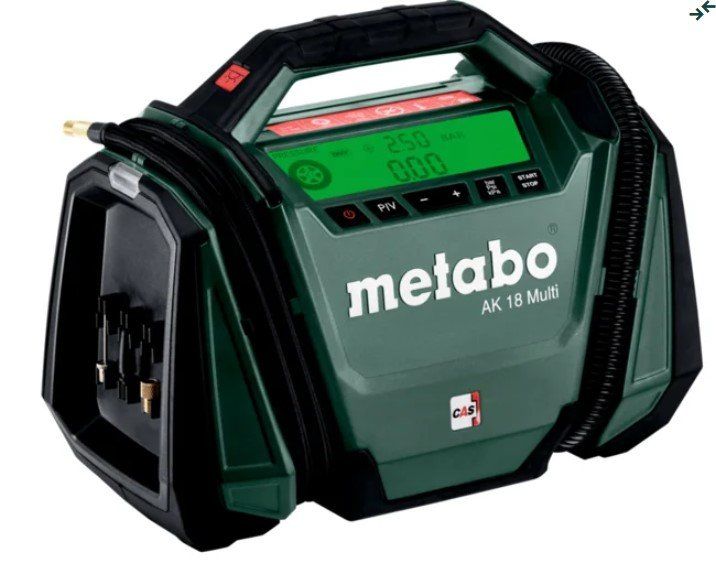Metabo Compressori: Metabo Akku- Kompressor AK 18 Multi – Nuovo e nell'imballaggio originale da Mönthal venduto da Maschinenhaus