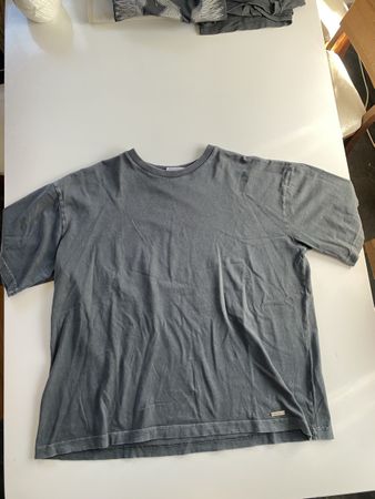 Peso Raws T-Shirt, Grösse S - oversized , Dunkelgrau