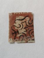 One Penny Red 1841, NR 6 im Malteser Stempel 