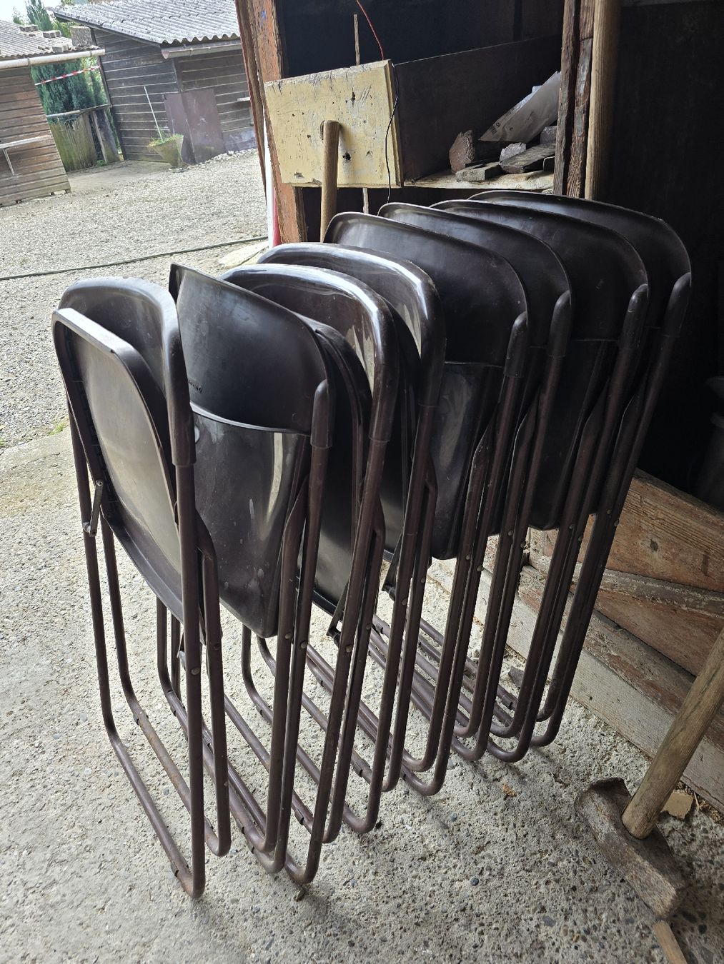 Stühle: Klappstühle braun 8 Stk. gebraucht – Gebraucht aus Agasul von ire_h9wl 4