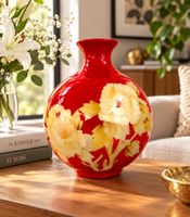 Grosse Vase mit fernöstlichem Flair