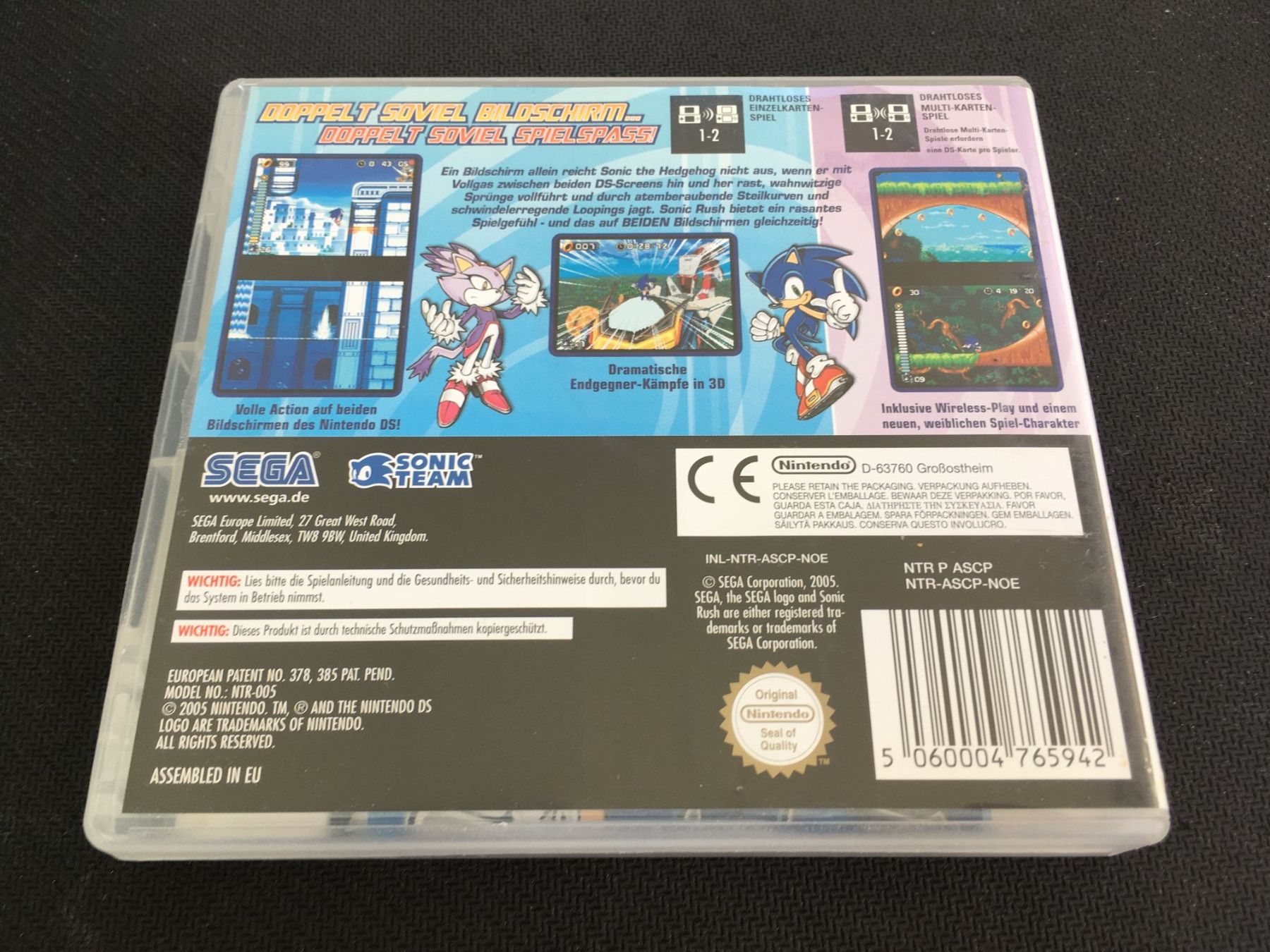 Nintendo Giochi: Sonic Rush - Nintendo DS – Usato da St.Gallen venduto da sjosjo 1