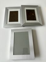 3er Set: Silberne Fotorahmen / Top Zustand