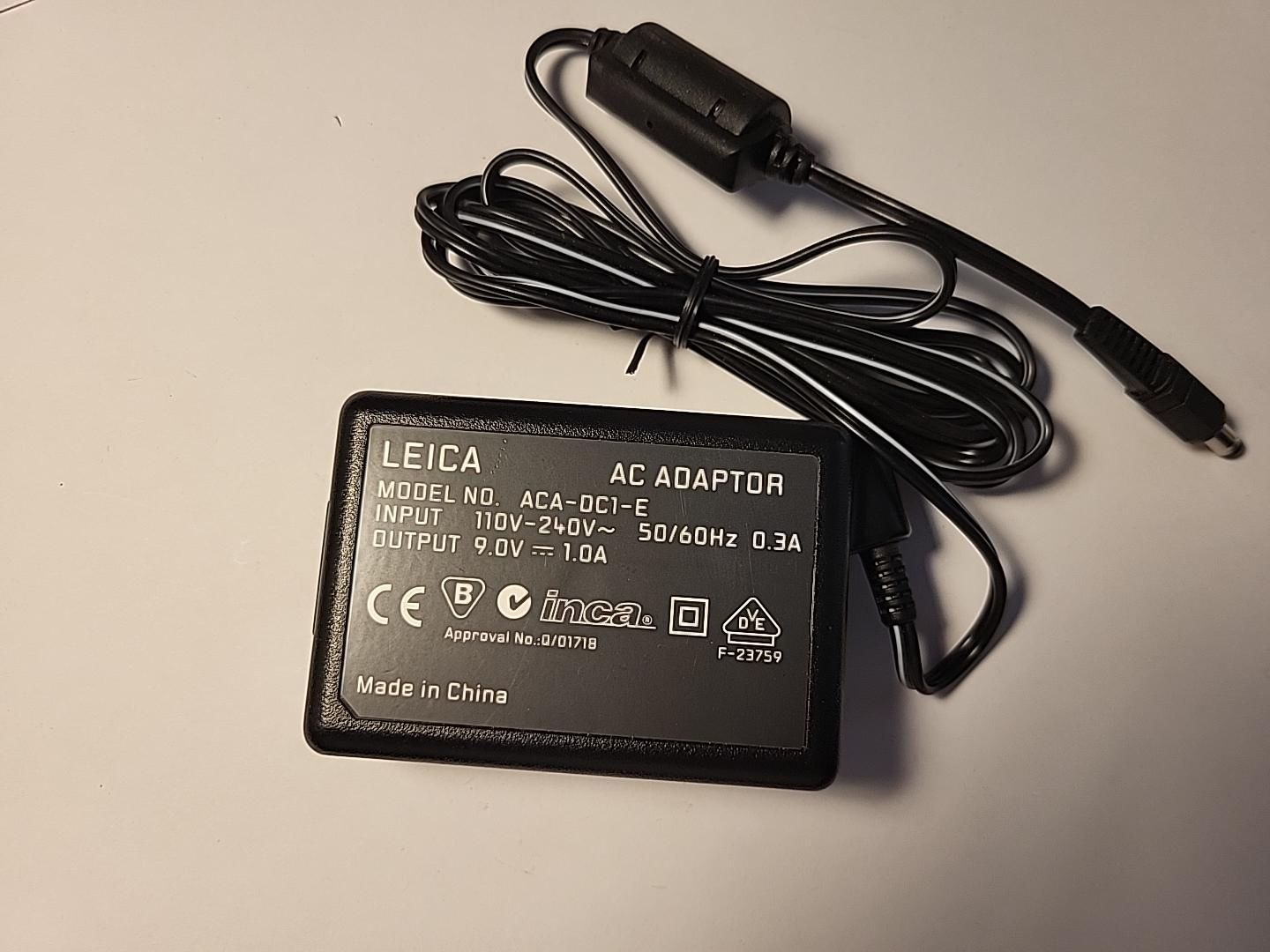 Leica Altri Accessori: Leica ACA-DC1-E AC Adapter 9V Netzteil #376 – Usato da Dachsen venduto da MacheSache