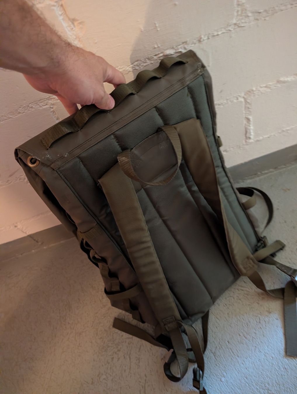 Schweizer Armee Zaini: Miltärrucksack Schweizer Armee ca. 2004 – Usato da Roggwil BE venduto da MA-4900 1