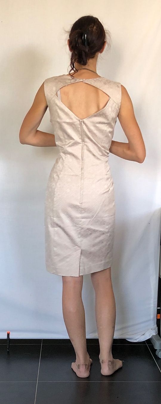 H&M Vestiti: Robe sans manches rose pâle texturée H&M 42 neuve – Nuovo e nell'imballaggio originale da Coppet venduto da Vanessamode 8