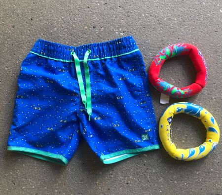 Schiesser-Badeshorts / Gr. 98 / neuwertig / 2 Tauchringe!!!