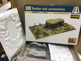 Italeri WWII Bunker mit Zubehör, 1:72, Neu & Original!
