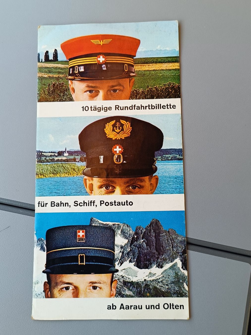 Dokumente: Alter Prospekt / Rundfahrtbillette SBB Ausgabe ca.1960 – Gebraucht aus Brugg AG von Ente015