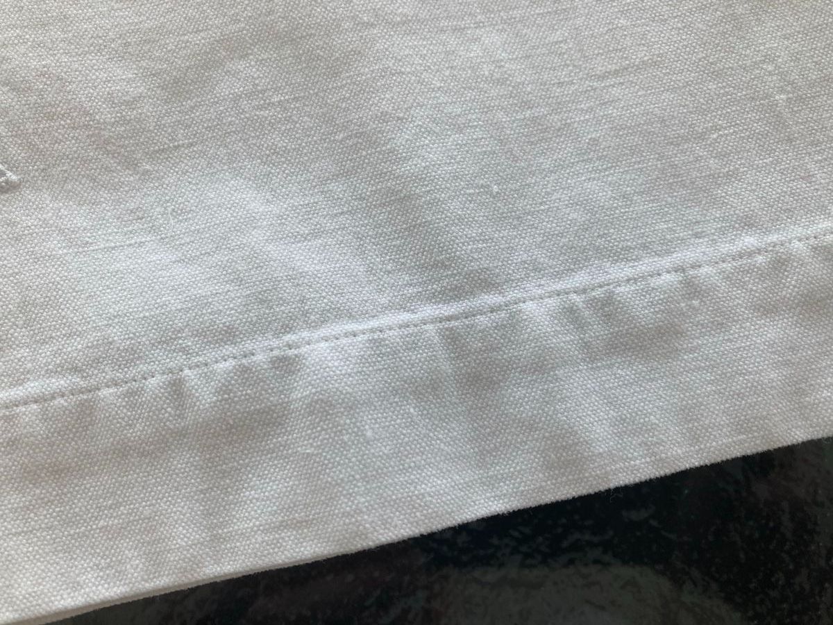 Biancheria da letto: Leintuch mit Monogramm "BM", Leinen, 240 x 165 cm, alt – Usato da Zürich venduto da kostbares 2