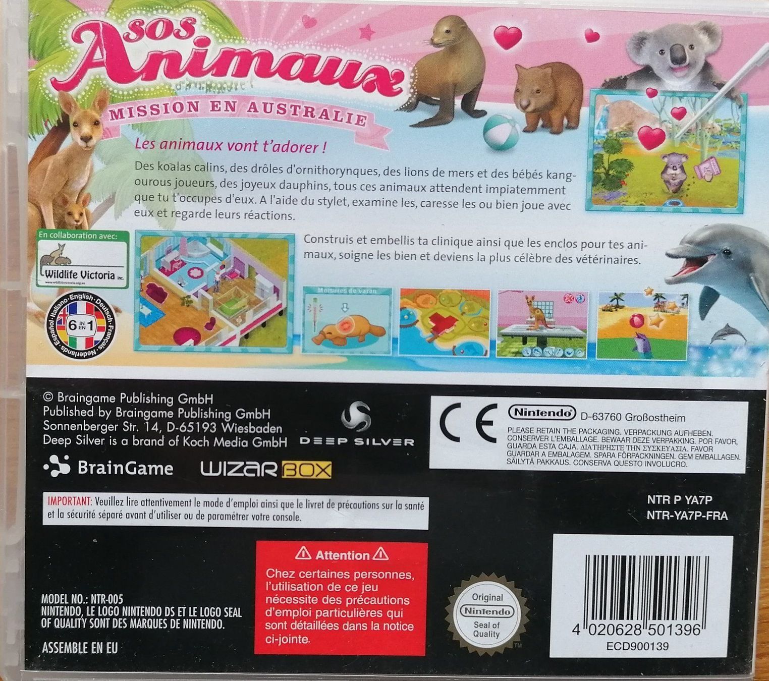 Giochi: Nintendo DS autour des animaux – Usato da Vevey venduto da PAV61 1