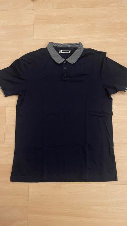 Herren Polo Dressmann dunkelblau  L