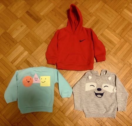 Lot de 3 pulls pour bébé taille 86